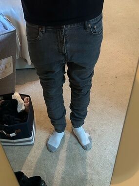 Gray Skinny slim Fit Jeans